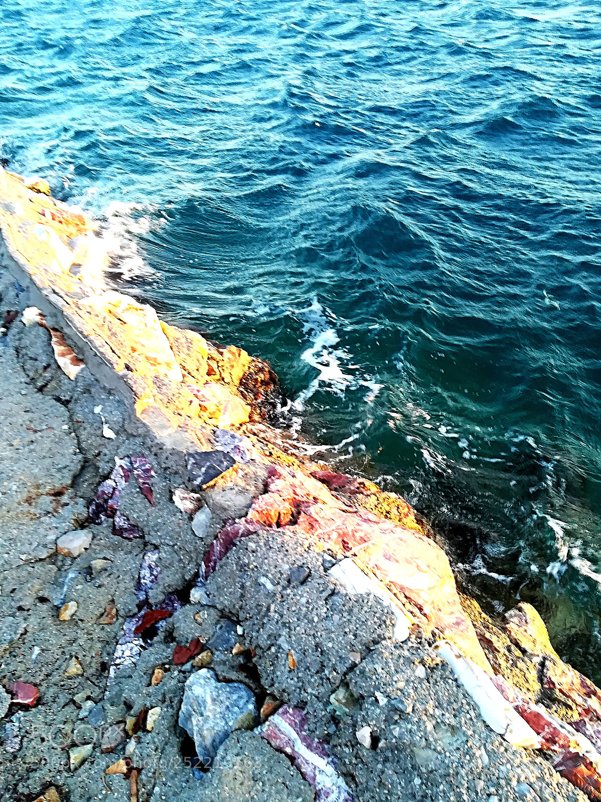HUAWEI P10 lite sample photo. Rough sea fight with photography