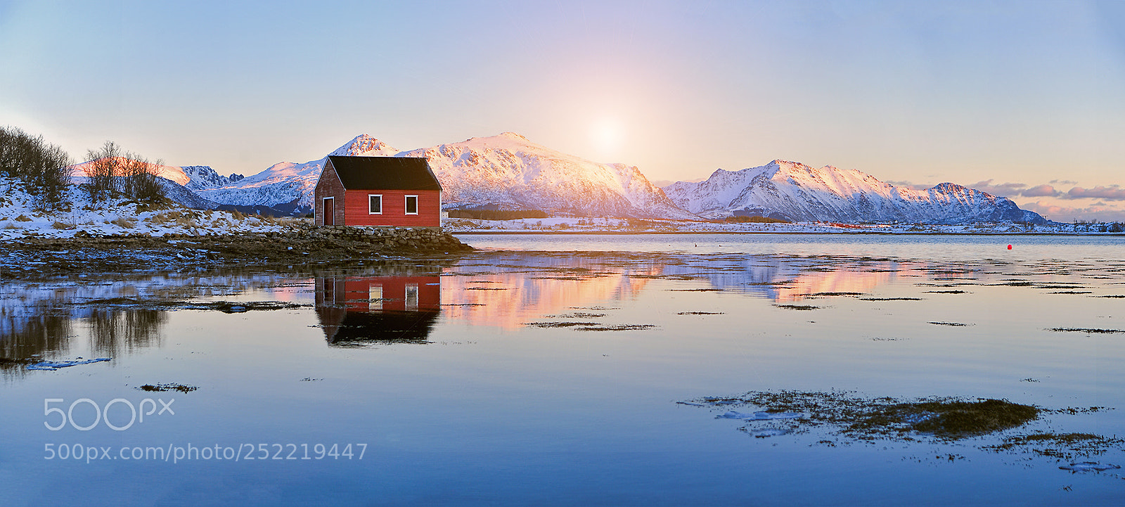 Nikon D5 sample photo. Sunset on lofoten photography