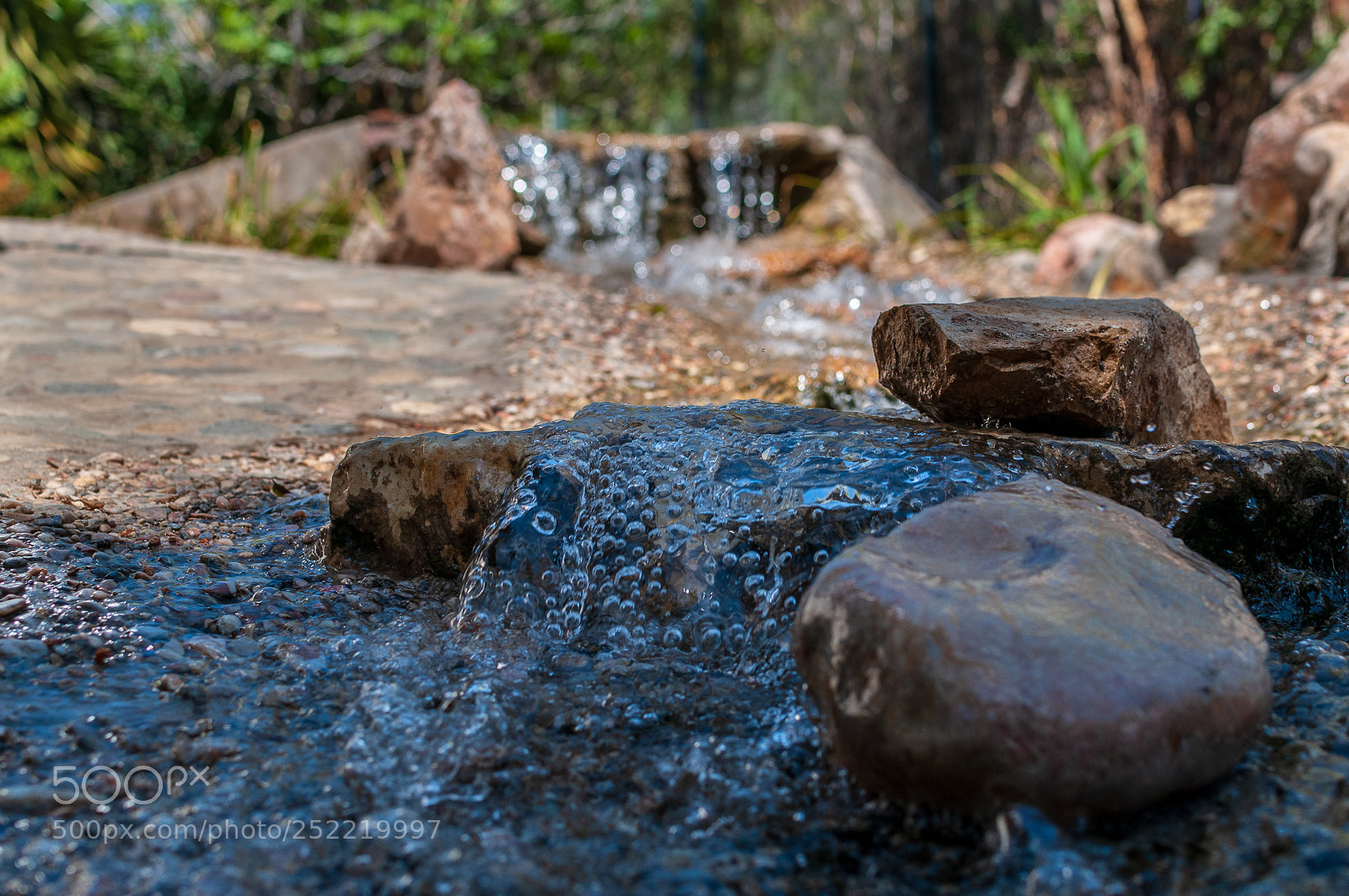Nikon D5000 sample photo. Artificial waterfall photography