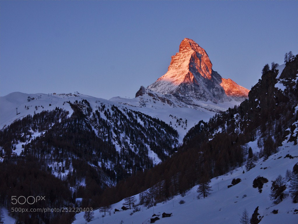 Panasonic Lumix DMC-GX8 sample photo. Matterhorn bei sonnenaufgang photography