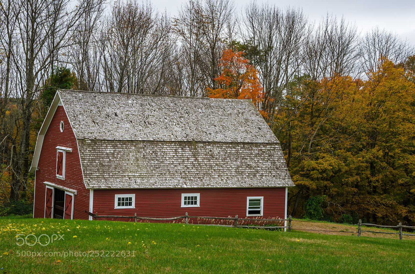 Nikon D7000 sample photo. Red barn photography
