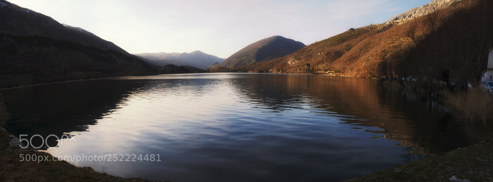 Nikon D5200 sample photo. Lago di scanno, panorama photography