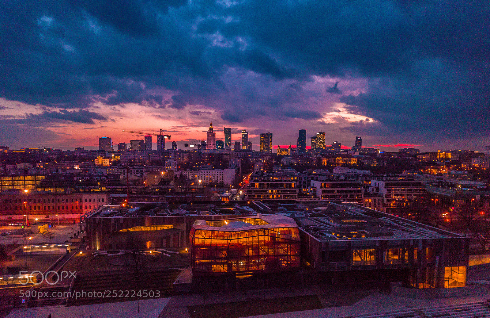 DJI FC220 sample photo. Warsaw is what i photography