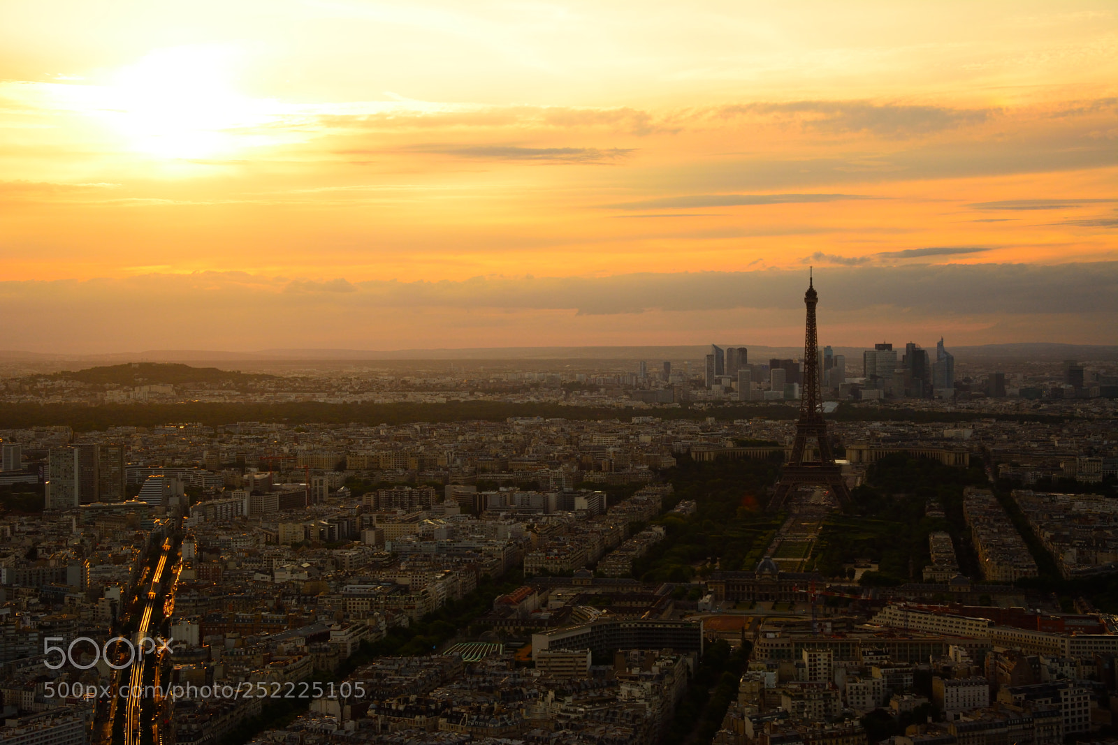 Nikon D5200 sample photo. Paris sunset photography