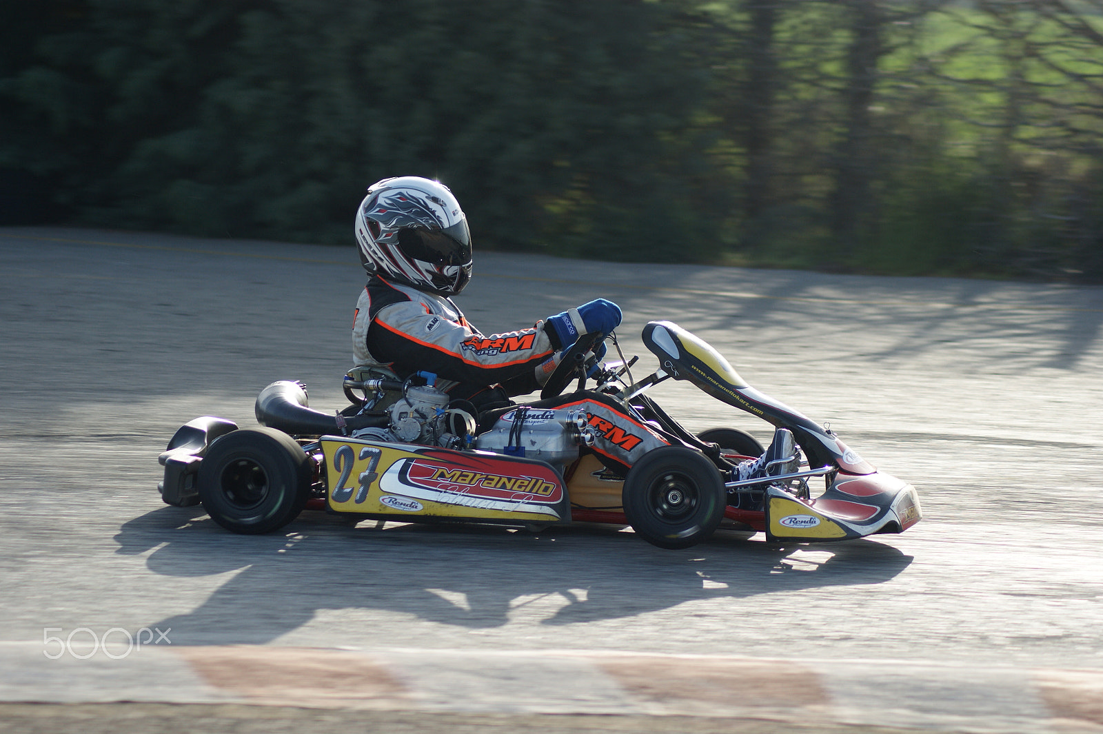 Sony Alpha DSLR-A290 sample photo. Go-kart photography