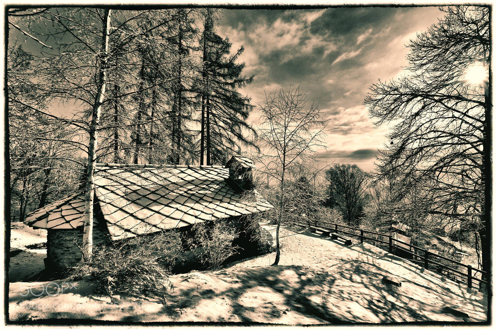 Nikon D7500 sample photo. The alpine church photography