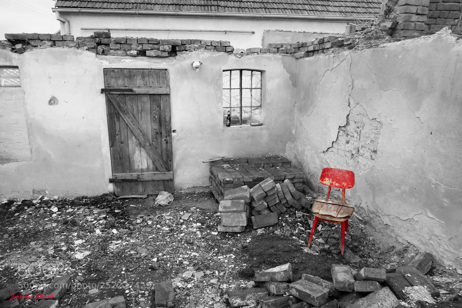 Sony a6000 sample photo. Red chair photography