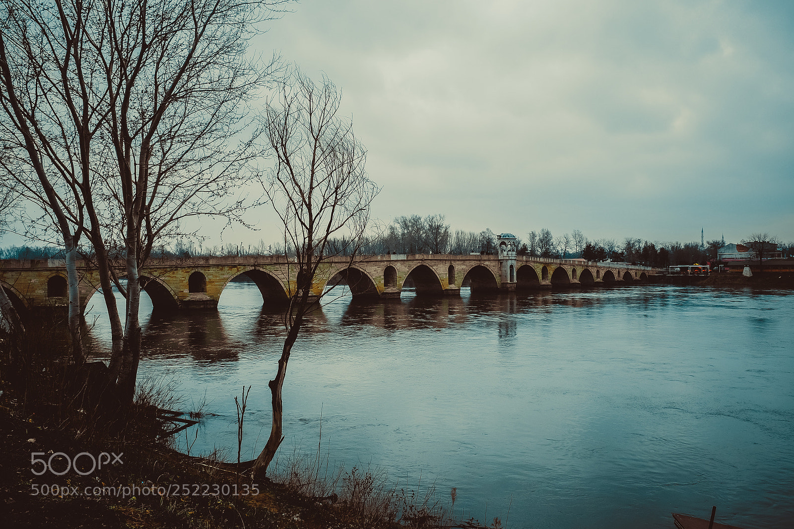 Fujifilm X-T1 sample photo. Mecidiye bridge / edirne photography