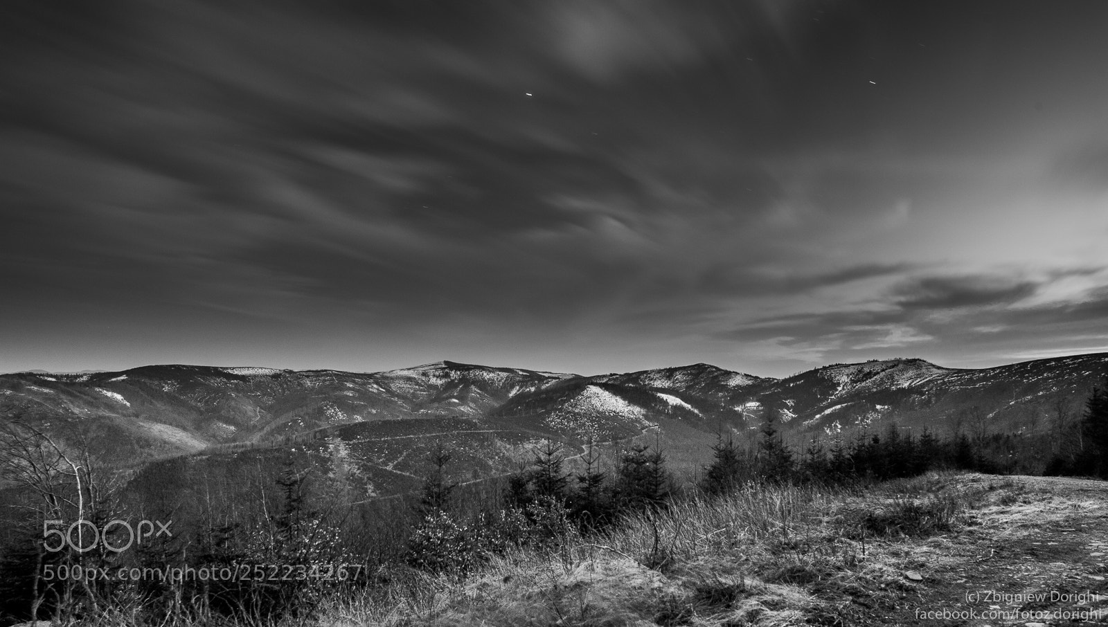 Nikon D700 sample photo. Early night in mountains photography