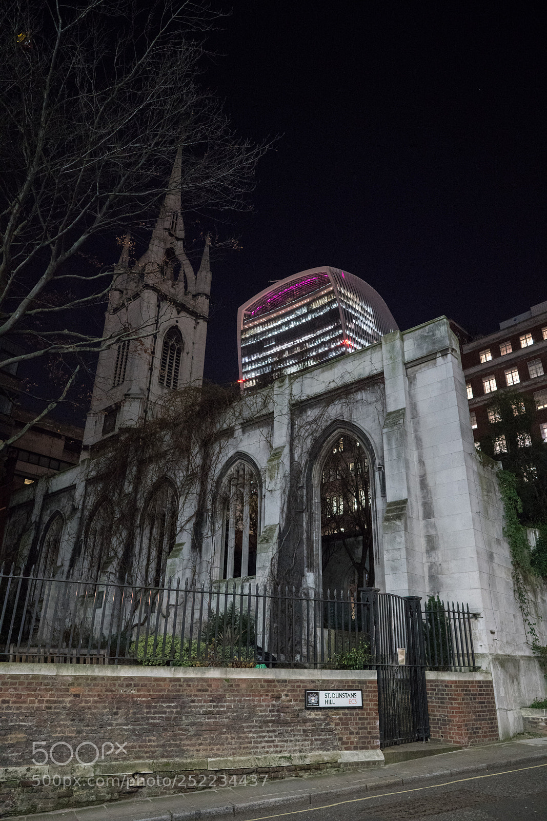 Sony a7R III sample photo. St. dunstan's and sky photography