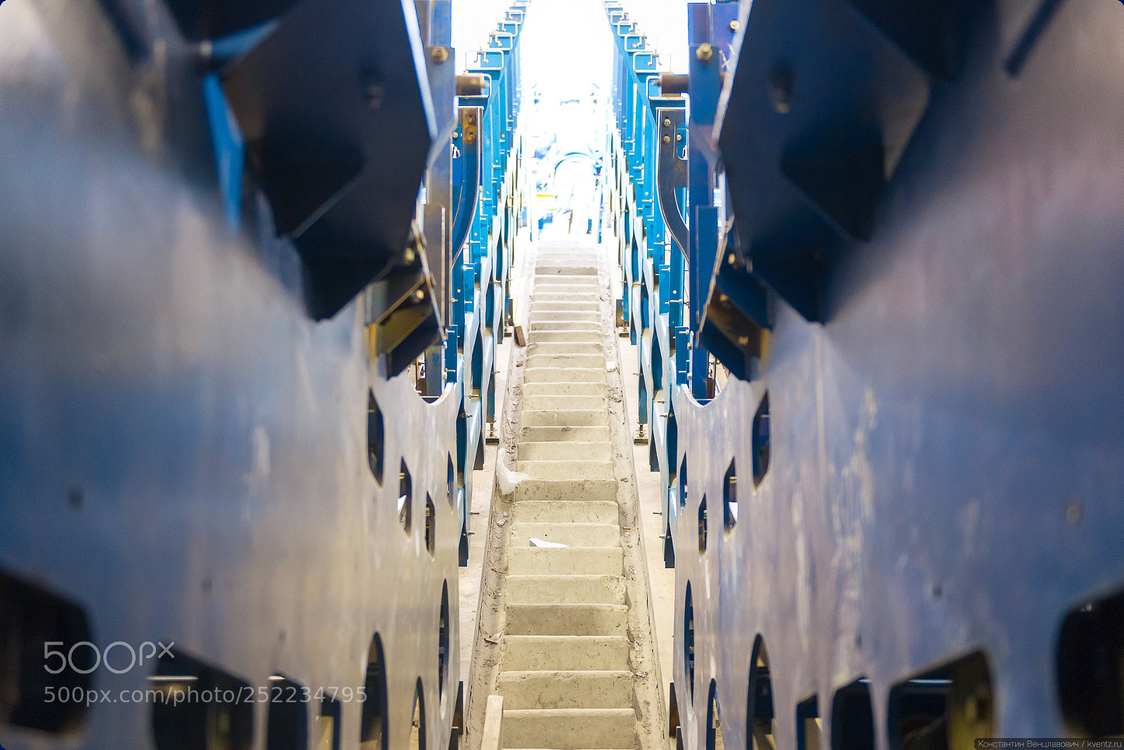 Nikon D800 sample photo. Escalator construction photography
