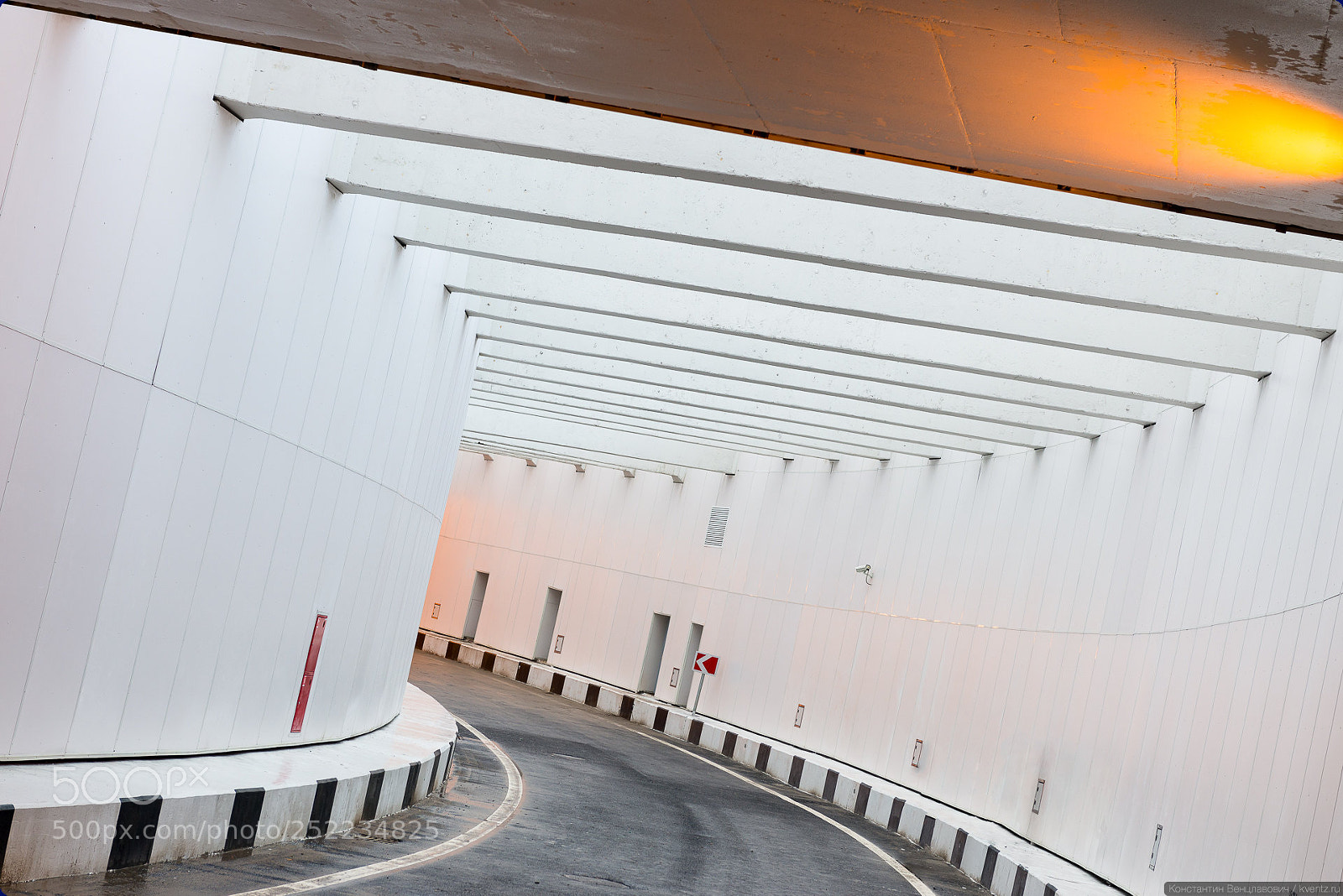 Nikon D800 sample photo. Tunnel, moscow photography