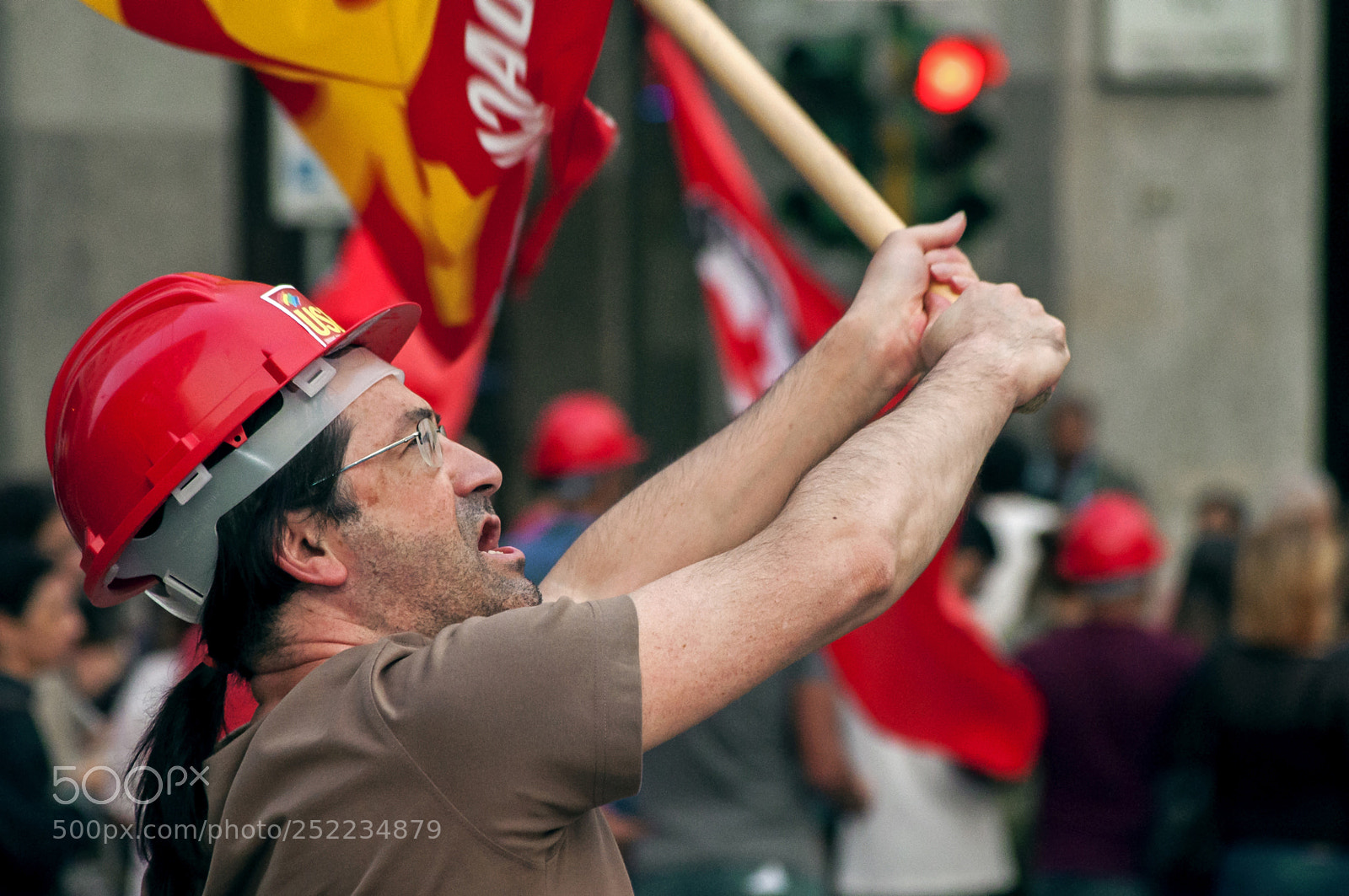 Nikon D5000 sample photo. Civic activist rally in photography