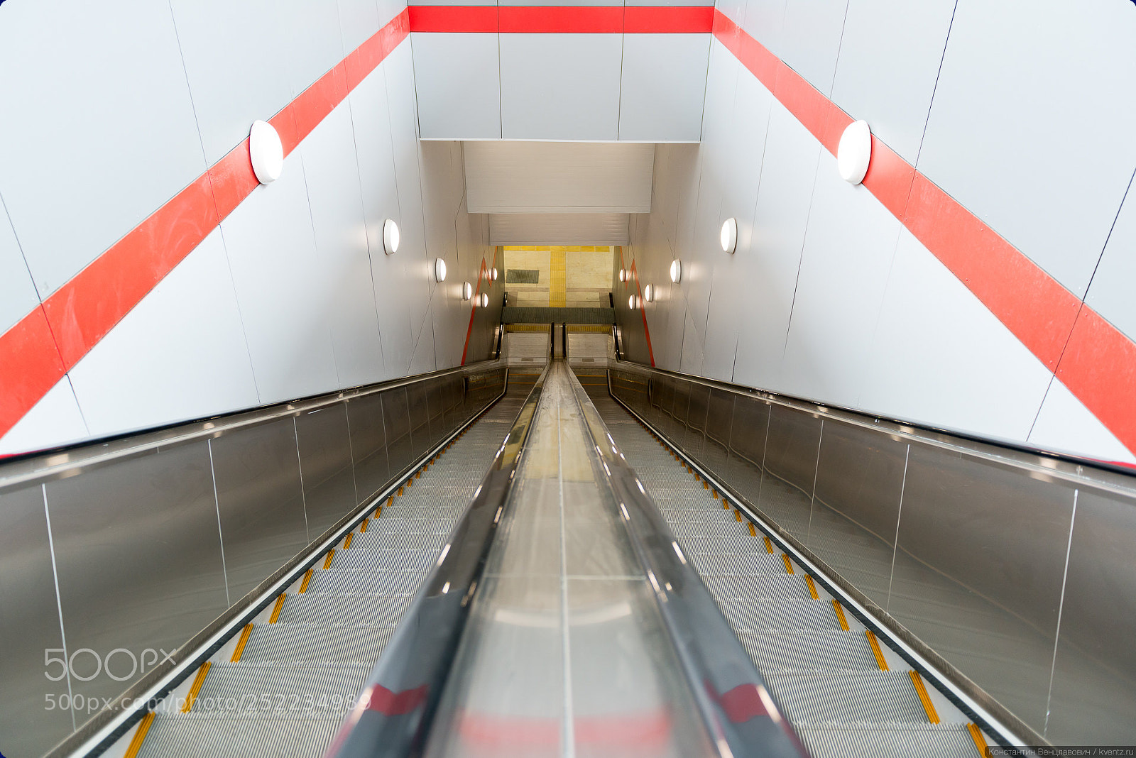 Nikon D800 sample photo. Escalator photography