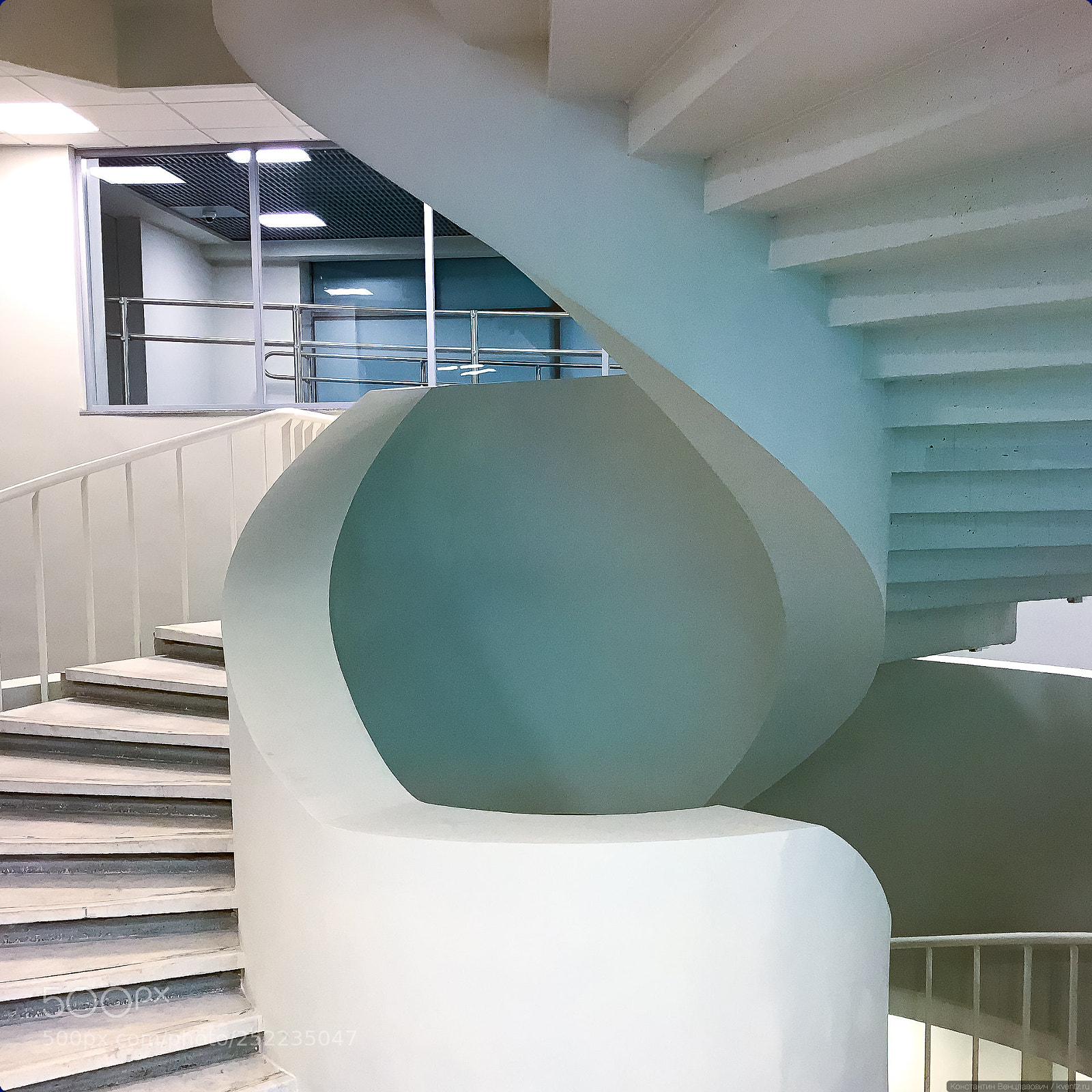 Apple iPhone 7 Plus sample photo. Stairs at pulkovo airport photography