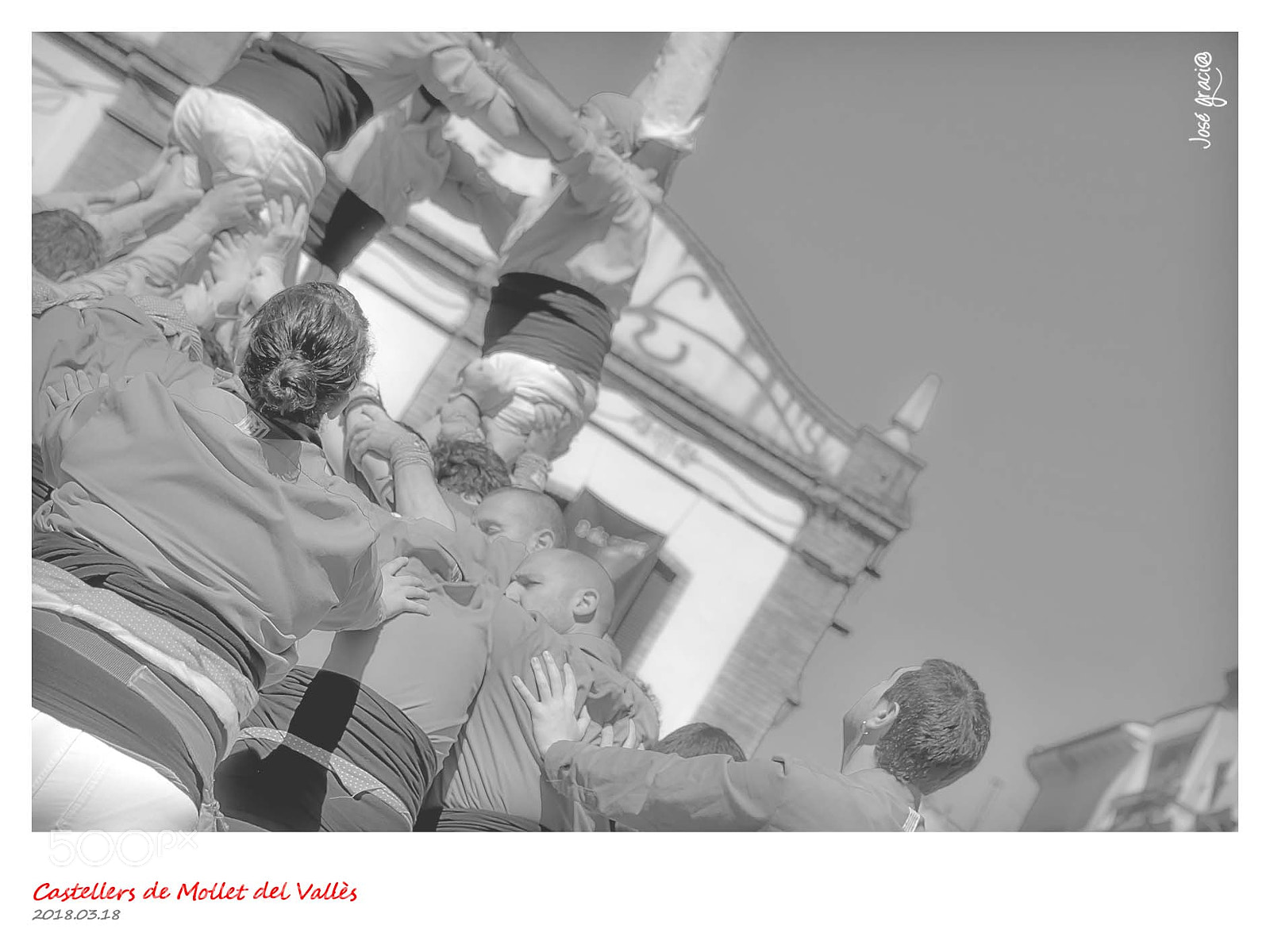 Nikon D7100 sample photo. Castellers photography