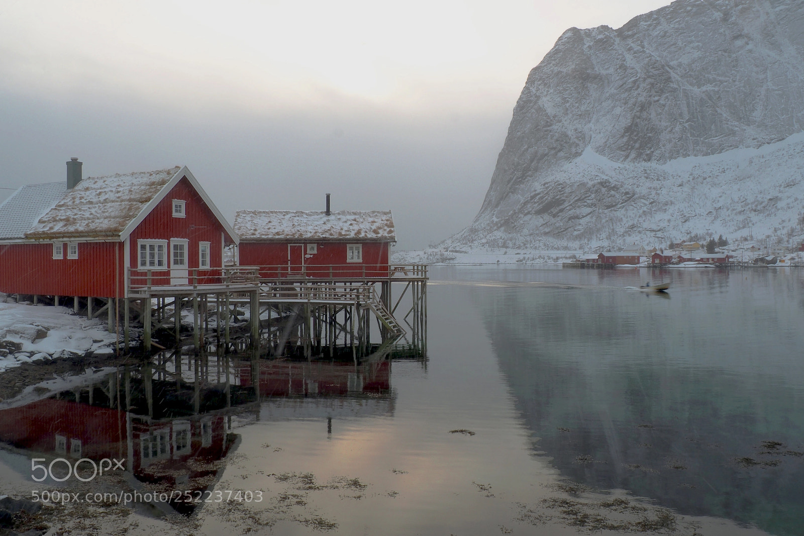 Olympus OM-D E-M10 II sample photo. Pure evening in reine photography