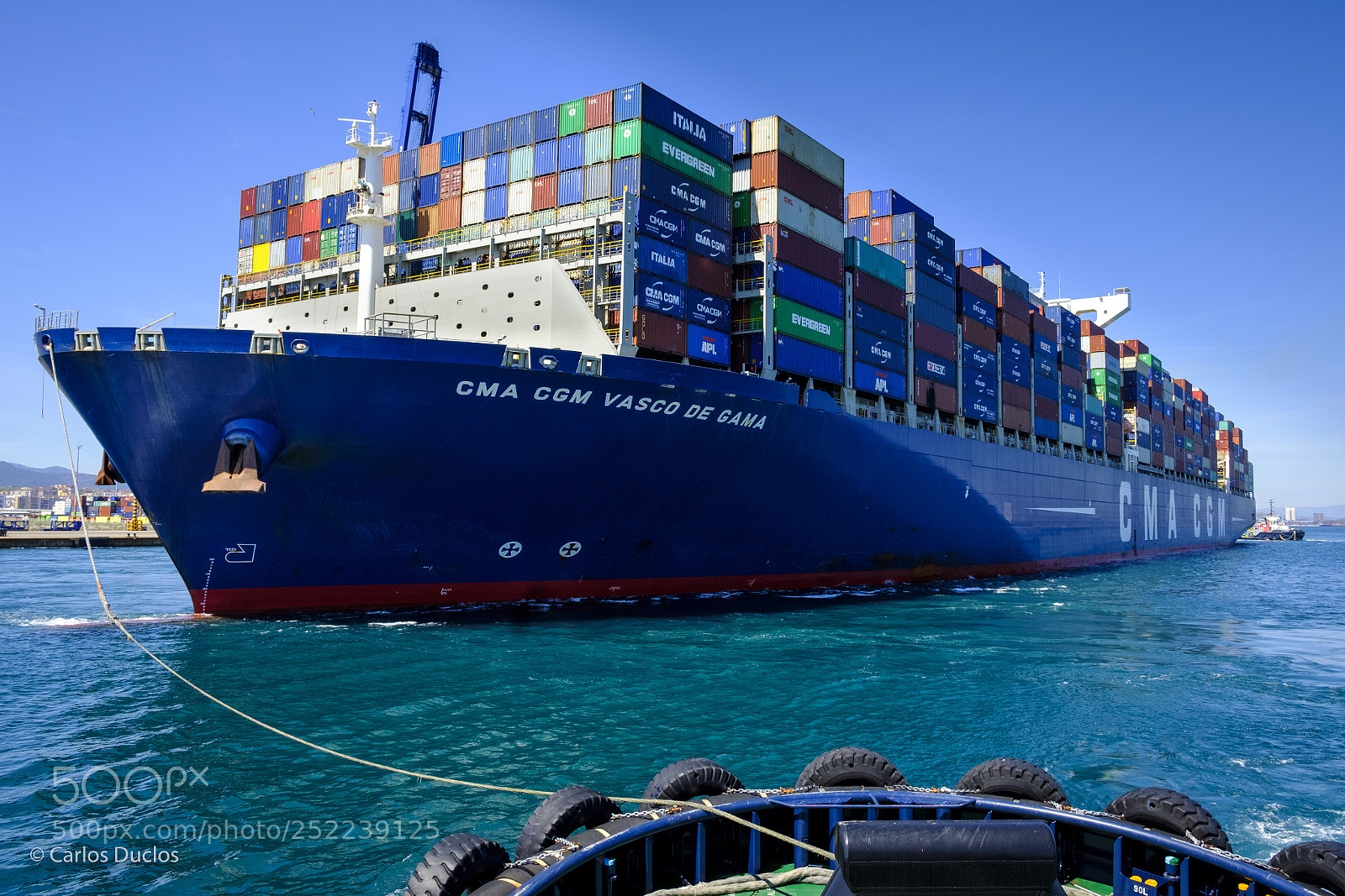 Fujifilm X-T2 sample photo. Cma cgm vasco de photography