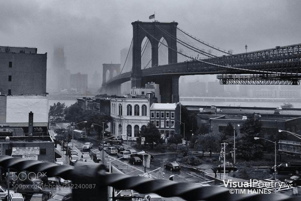 Canon EOS 5D Mark II sample photo. Brooklyn bridge photography