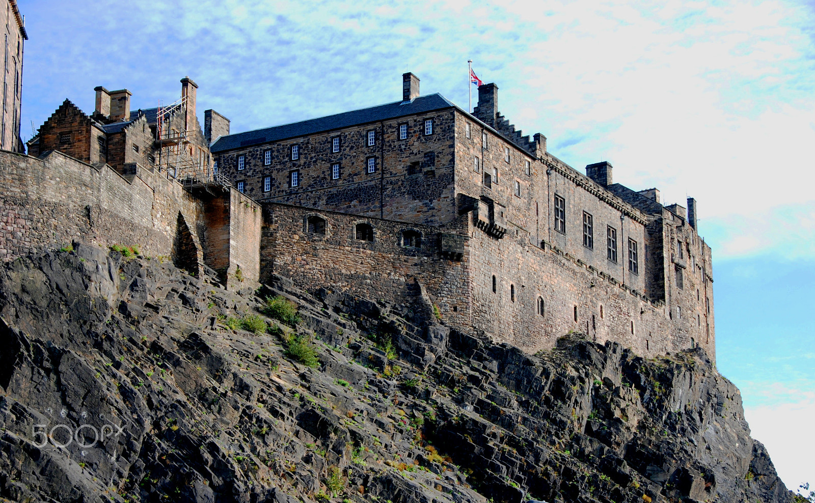 Nikon D80 sample photo. Edinburgh castle photography