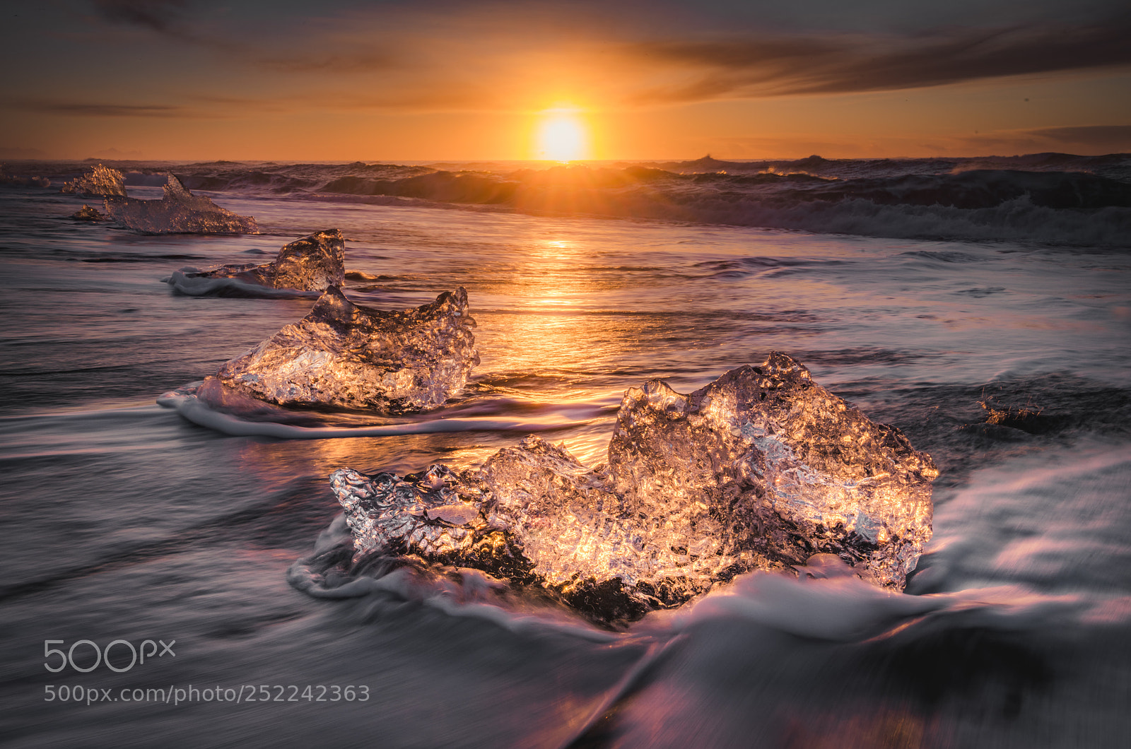 Nikon D850 sample photo. Icy sunrise photography