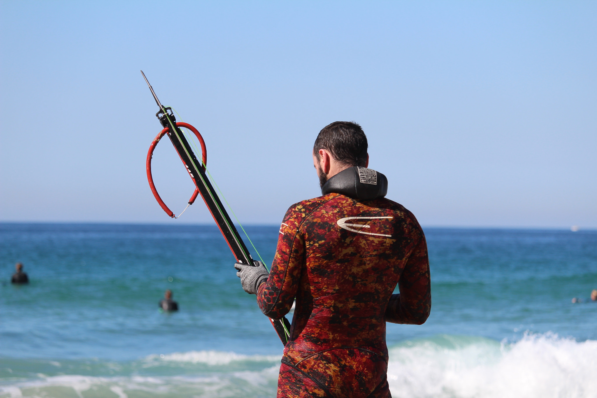 Canon EF-S 55-250mm F4-5.6 IS STM sample photo. Done spear fishing photography