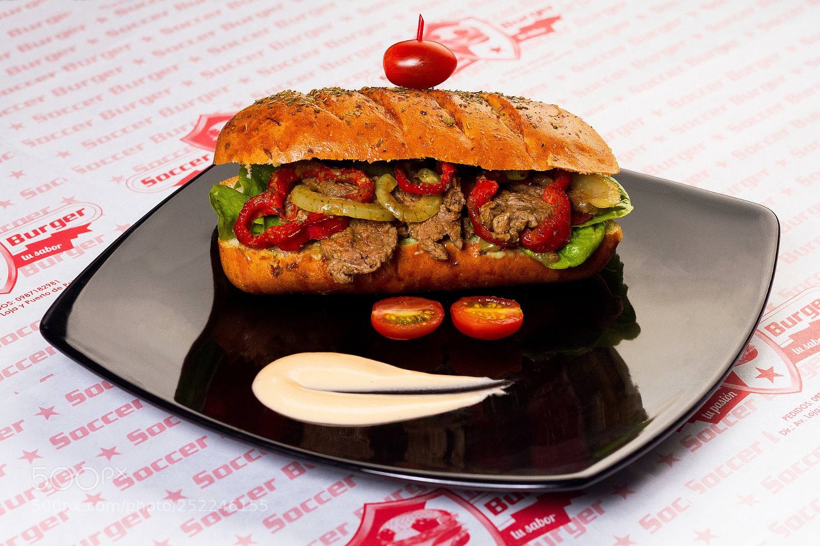 Canon EOS 7D sample photo. Meat sandwich photography