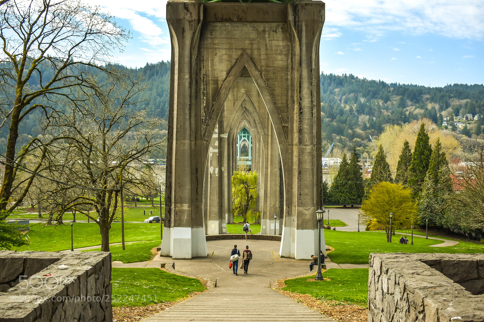 Nikon D5600 sample photo. Underneath st. johns bridge photography