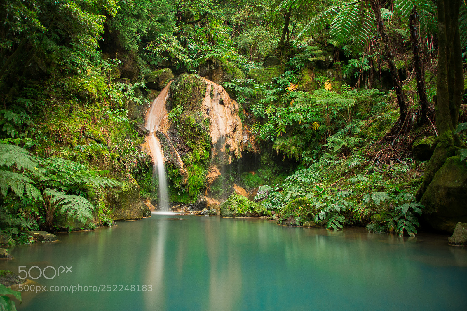 Nikon D5200 sample photo. Small water fall photography