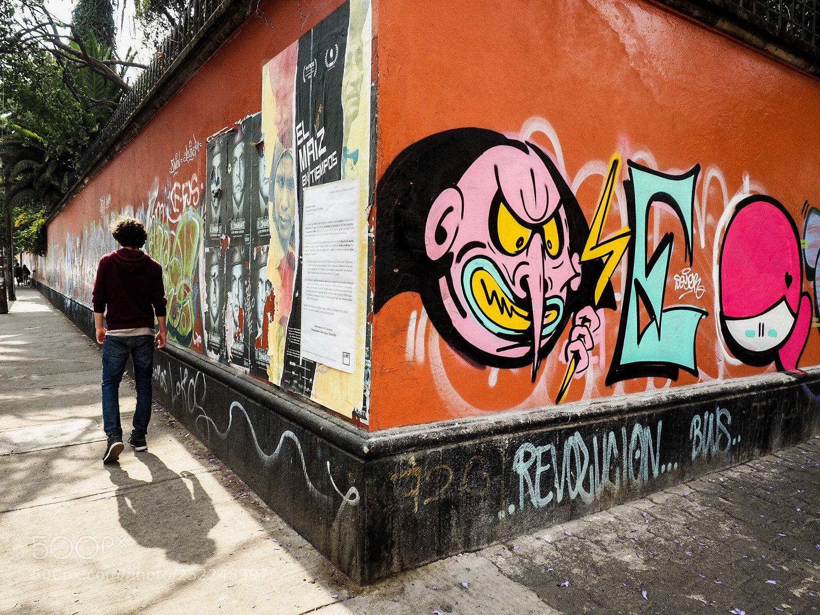 Olympus OM-D E-M5 II sample photo. Cdmx sidewalk photography