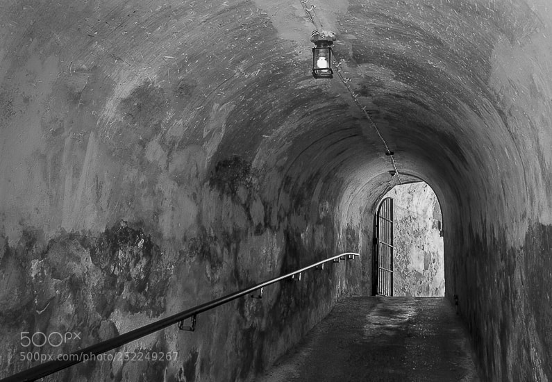 Nikon D200 sample photo. Tunel old san juan photography