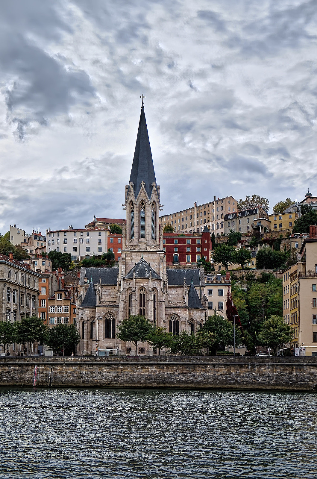 Fujifilm X-T1 sample photo. Église saint-georges ( lyon) photography