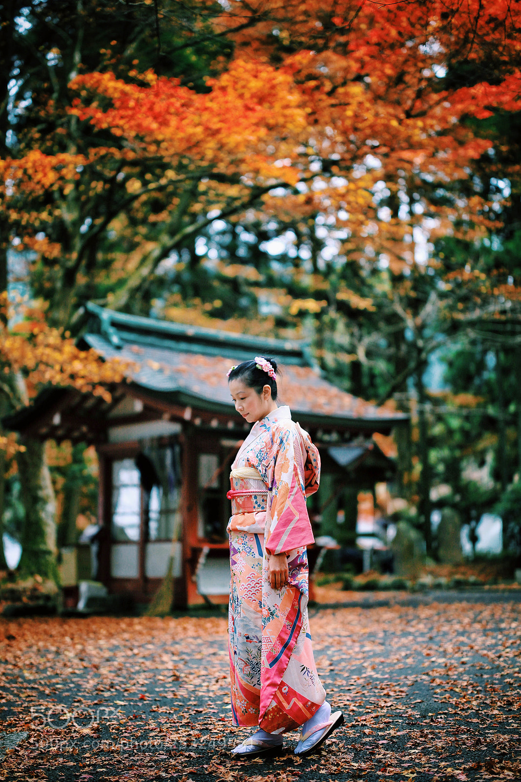 Canon EOS 5D Mark II sample photo. Soft kimono picture photography
