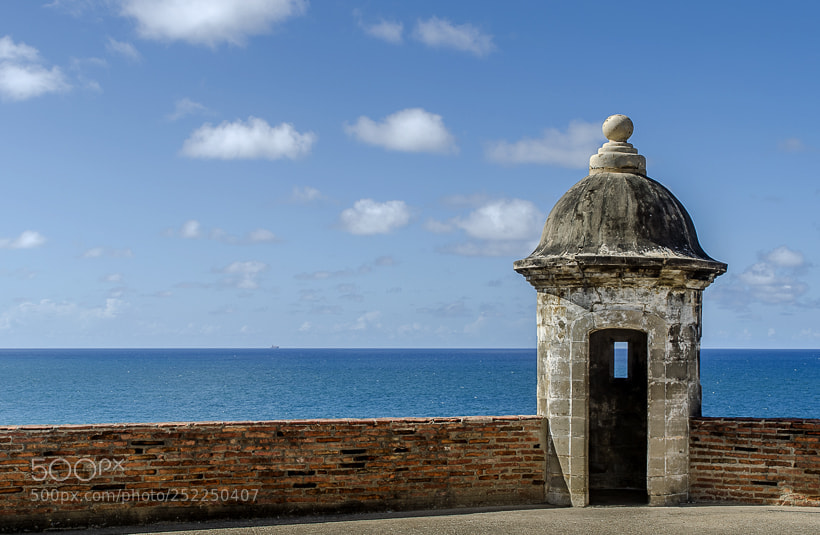 Nikon D5100 sample photo. Garita old san juan photography