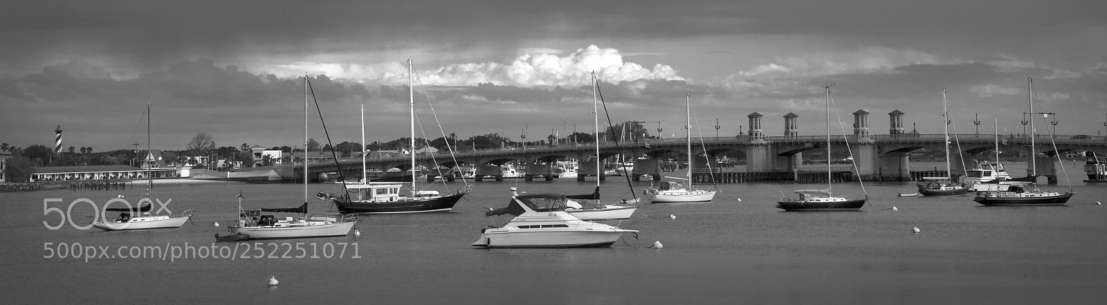 Canon EOS 5D Mark II sample photo. St. augustine harbor sunset photography