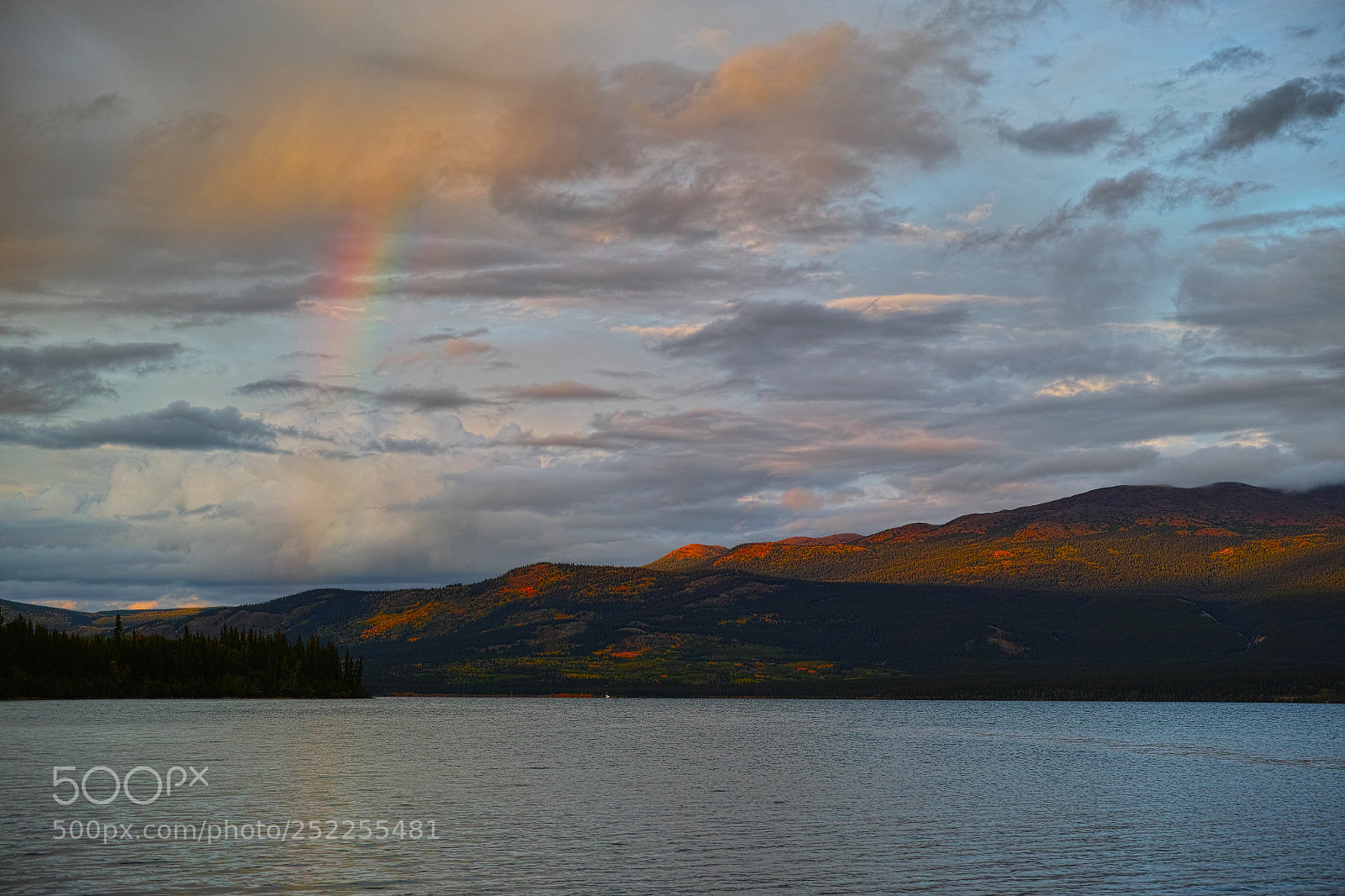 Sigma DP3 Merrill sample photo. Sunset rainbow photography