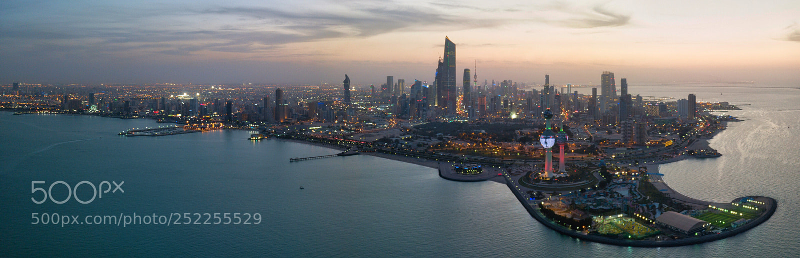 DJI FC220 sample photo. Kuwait city panorama  photography