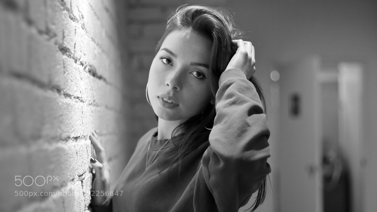 Canon EOS 80D sample photo. Black and white portrait photography