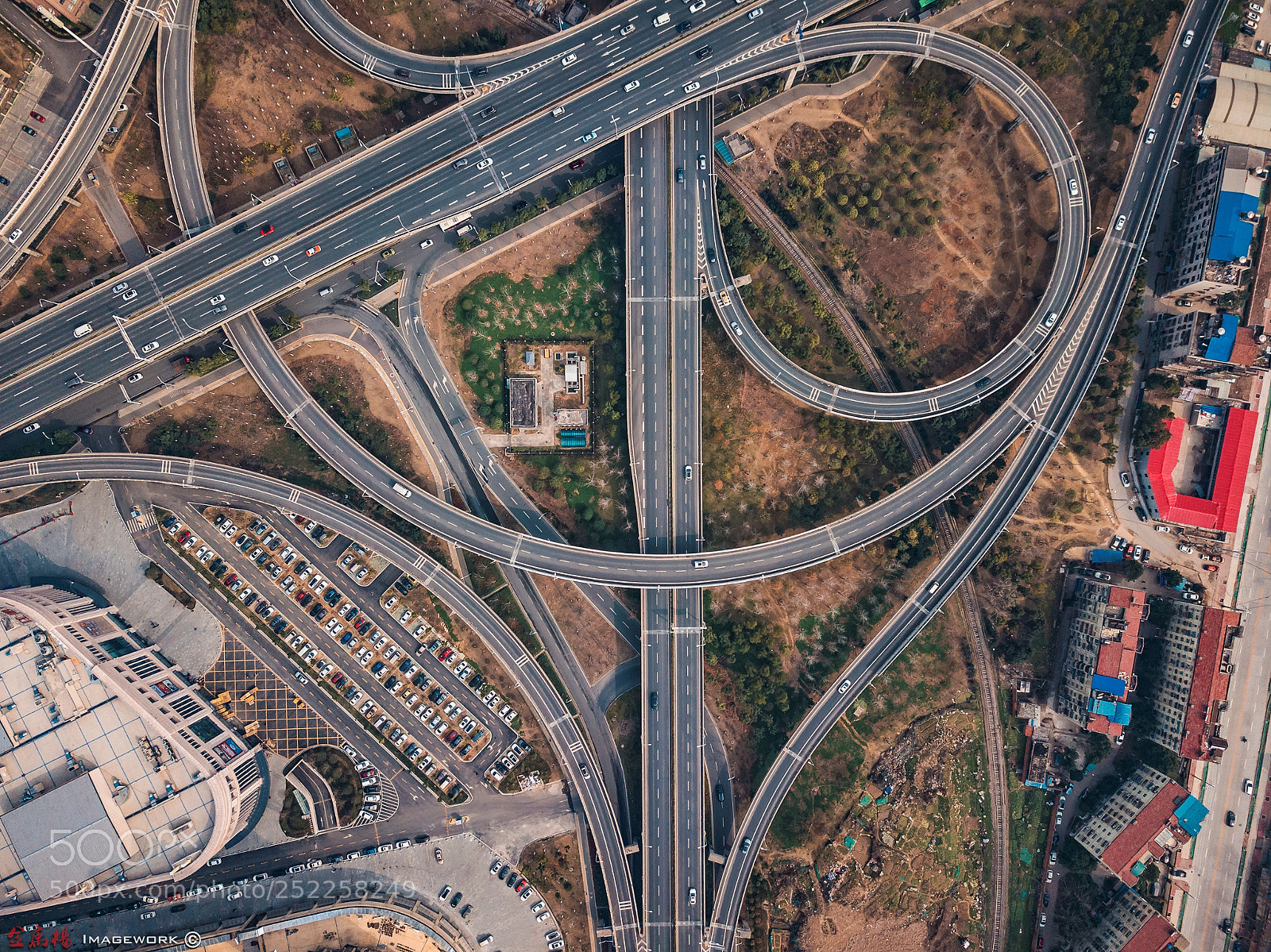 DJI FC220 sample photo. Urban symbol photography
