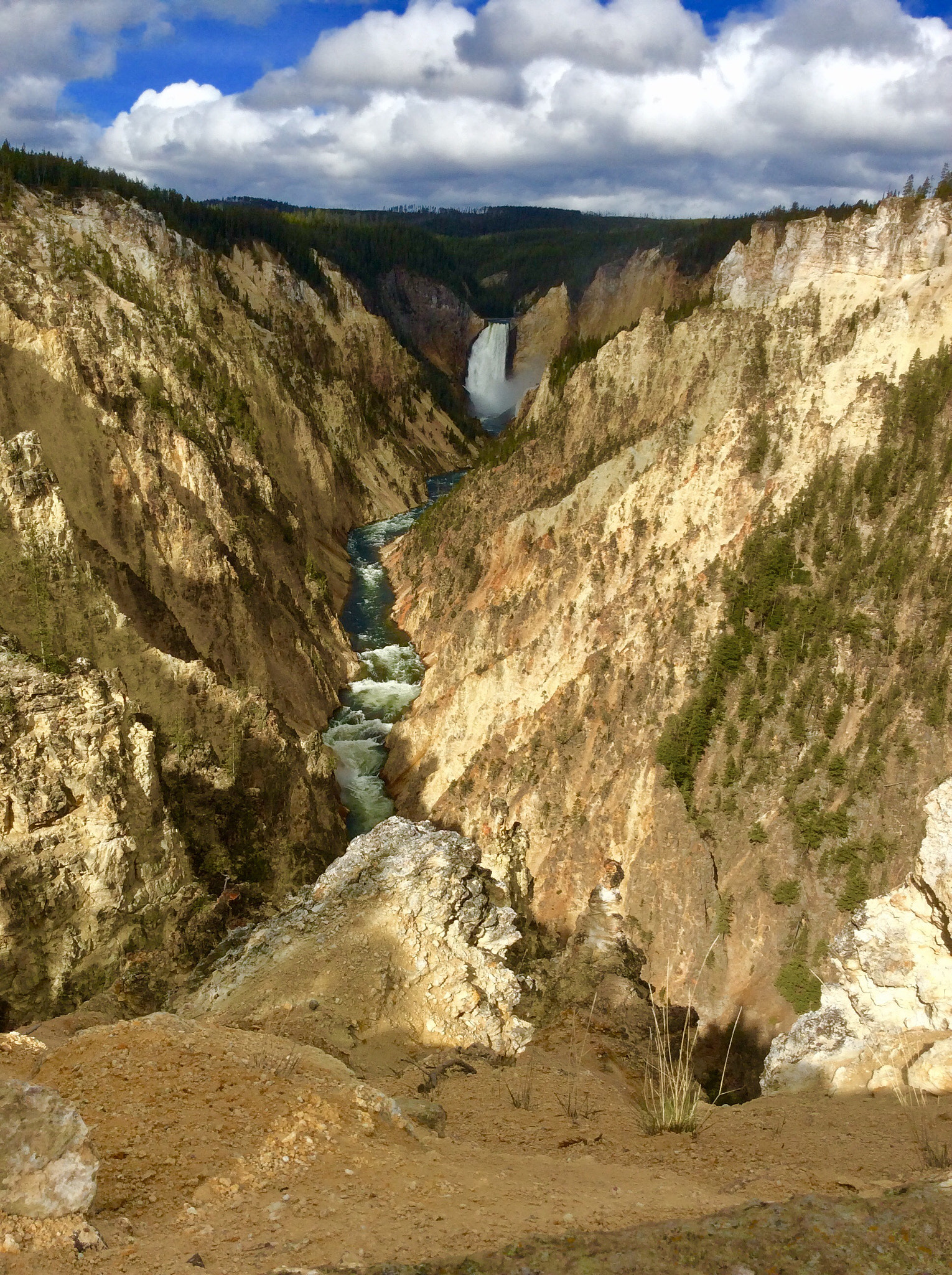 Apple iPad mini 3 sample photo. Yellowstone  photography