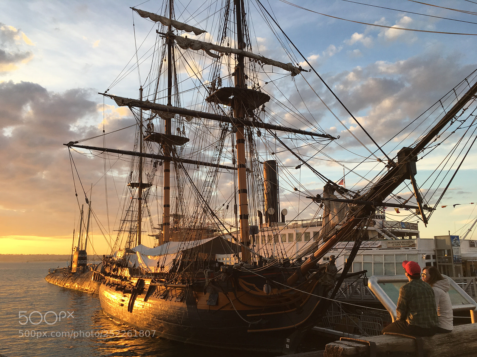 Apple iPhone SE sample photo. San diego maritime museum photography