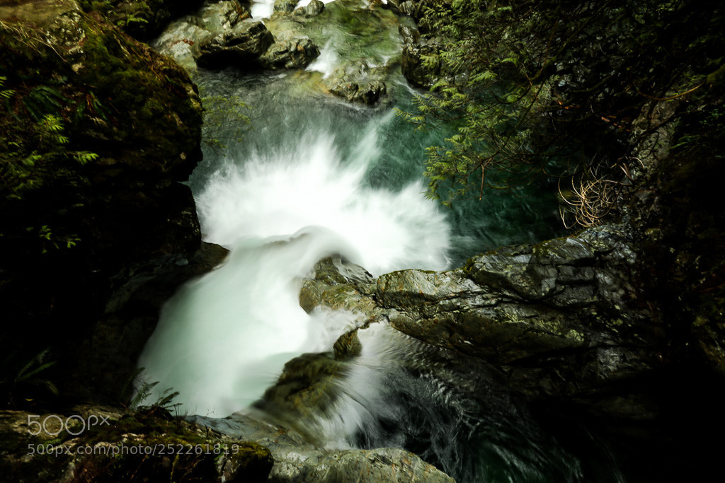 Canon EOS 5D Mark IV sample photo. Lynn canyon waterfall photography