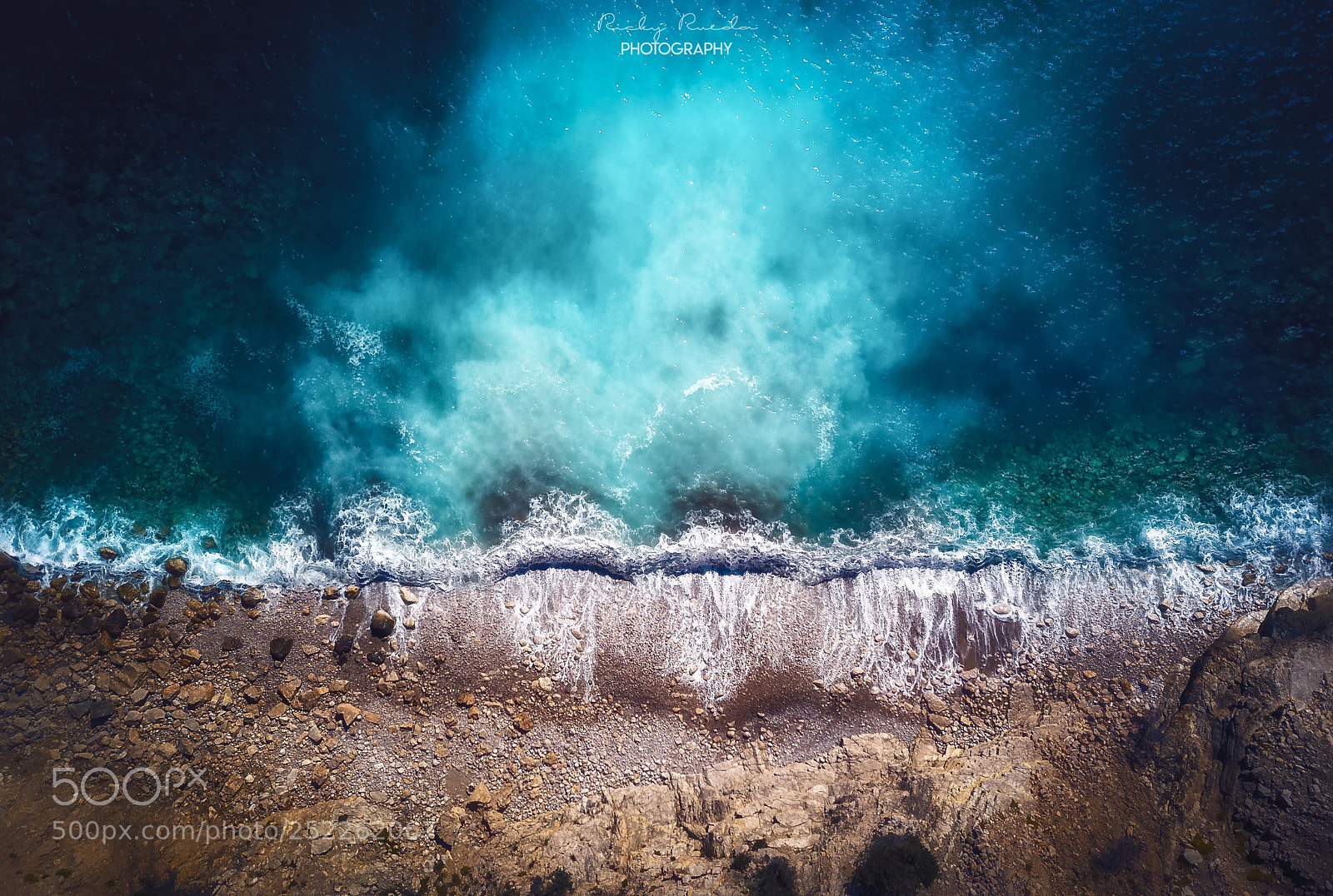 DJI FC220 sample photo. Cala blanca. photography