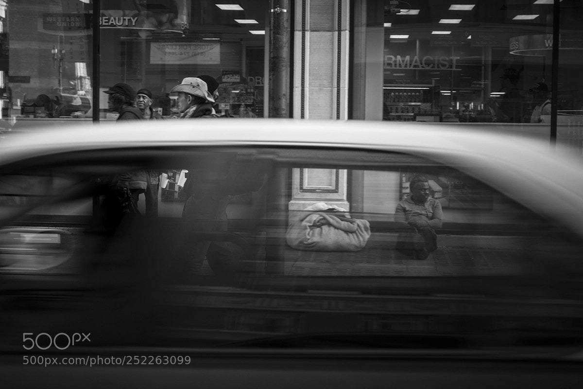 Sony Cyber-shot DSC-RX100 IV sample photo. Street through car web photography