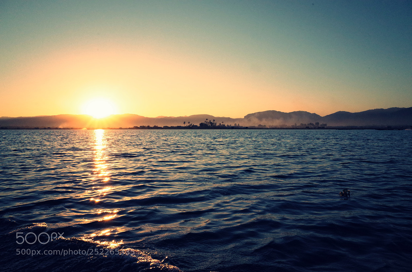 Ricoh GR sample photo. Sunset above lake photography