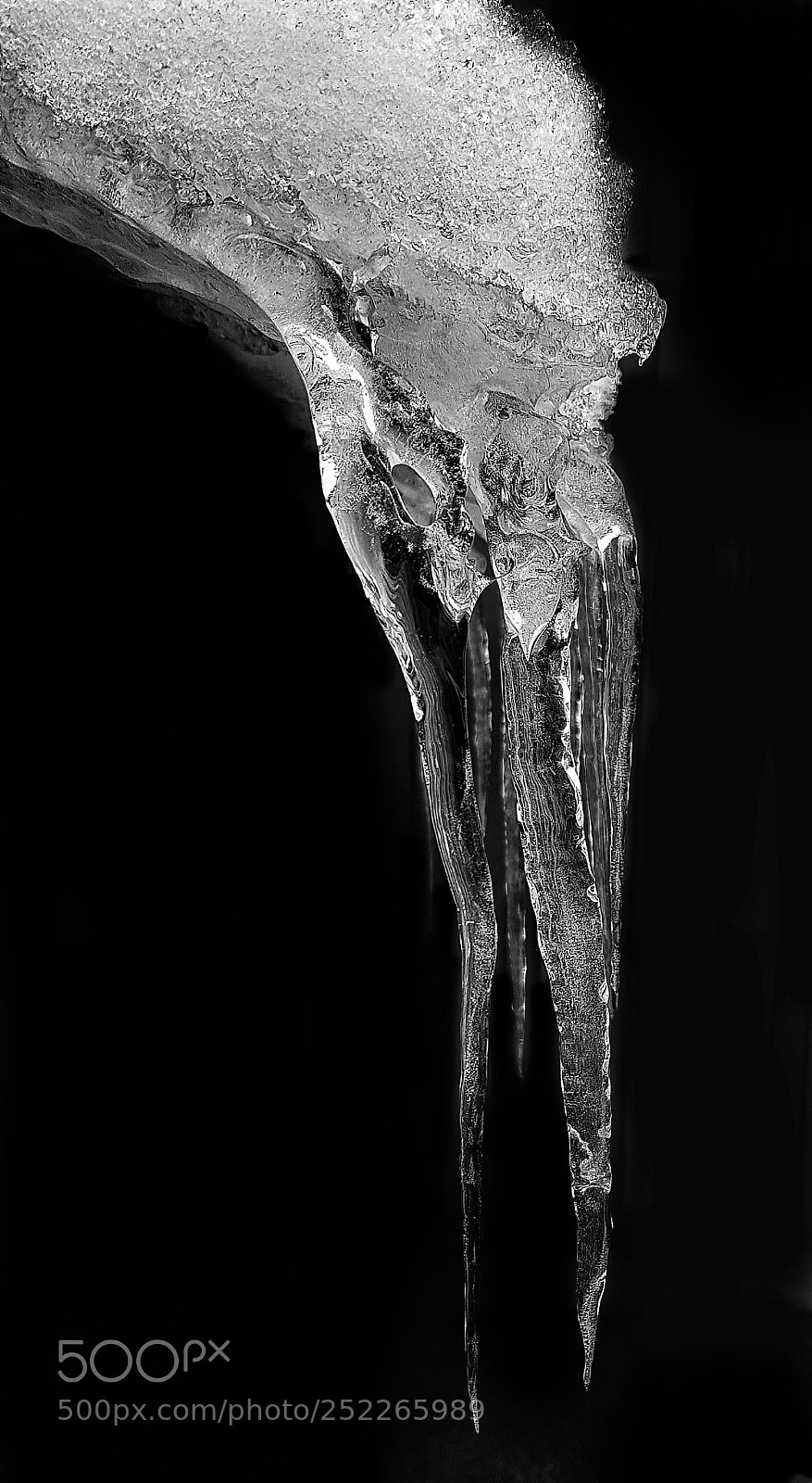 Samsung Galaxy S8+ sample photo. Black and white ice! photography