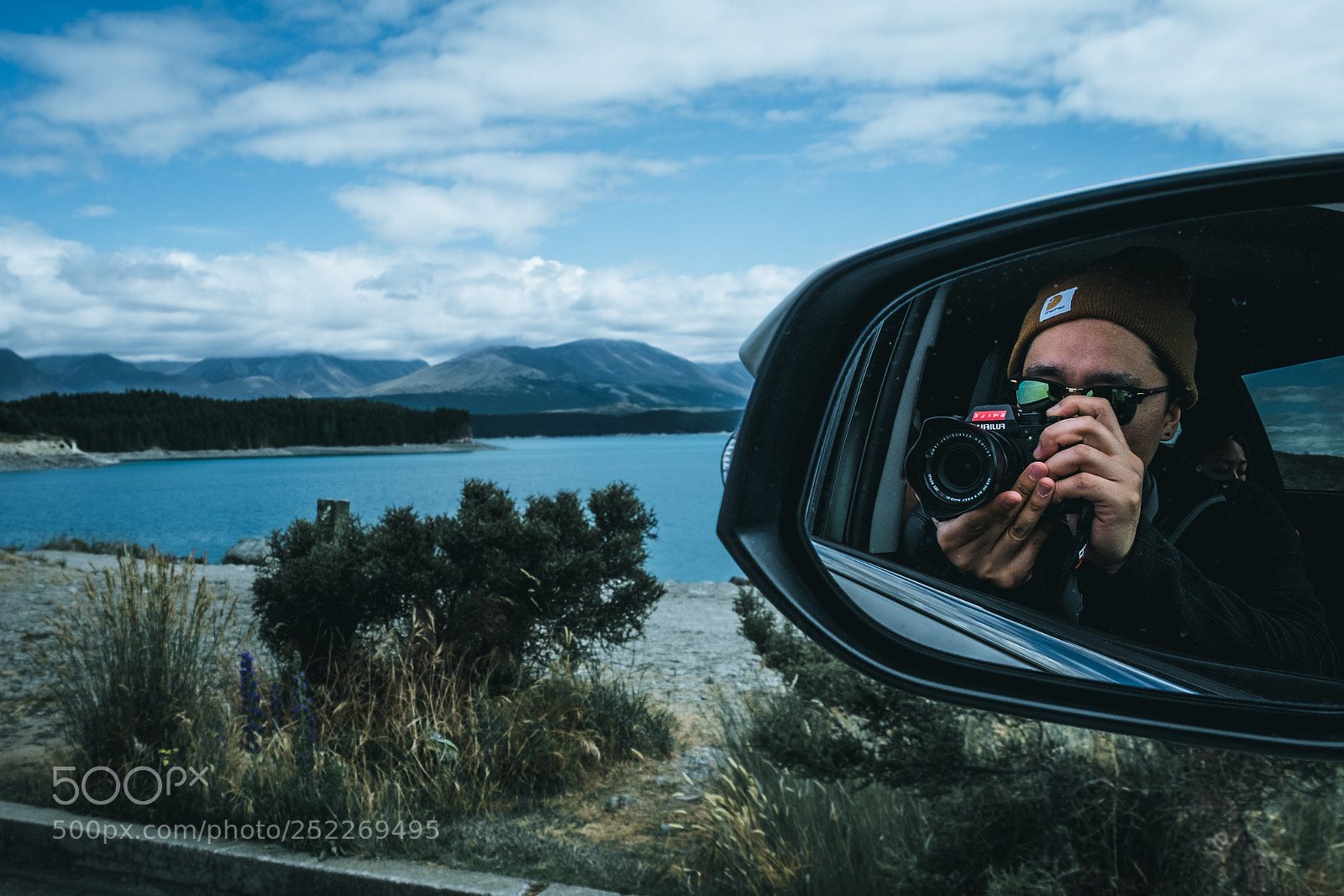 Fujifilm X-T2 sample photo. Side mirror view. photography