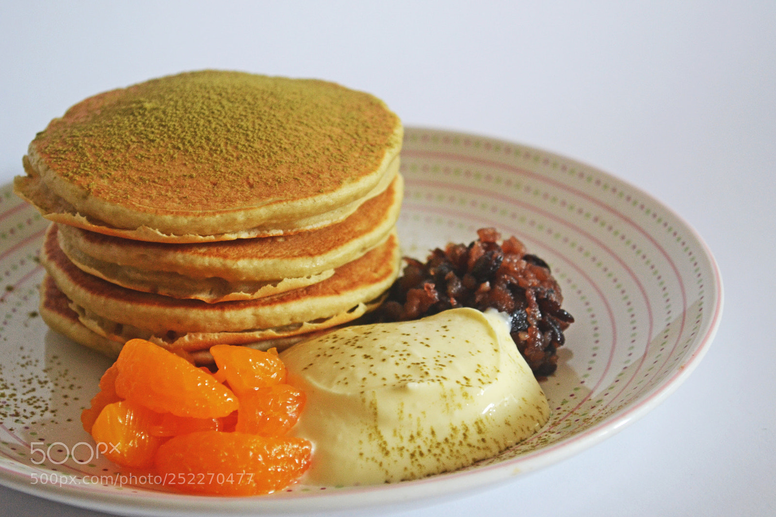 Nikon D3100 sample photo. Matcha pancake photography