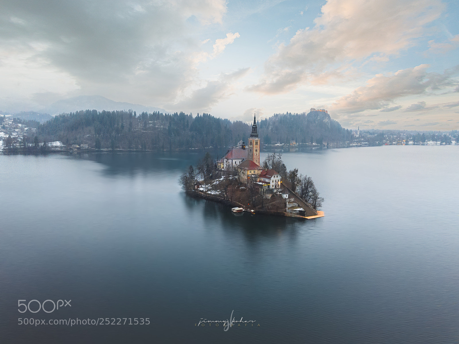 DJI FC220 sample photo. Bled photography