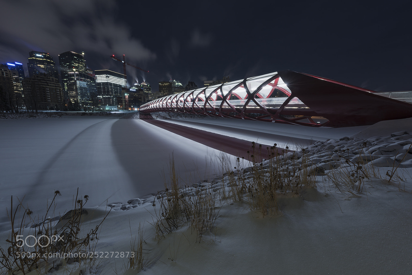 Nikon D810 sample photo. Calgary nights photography
